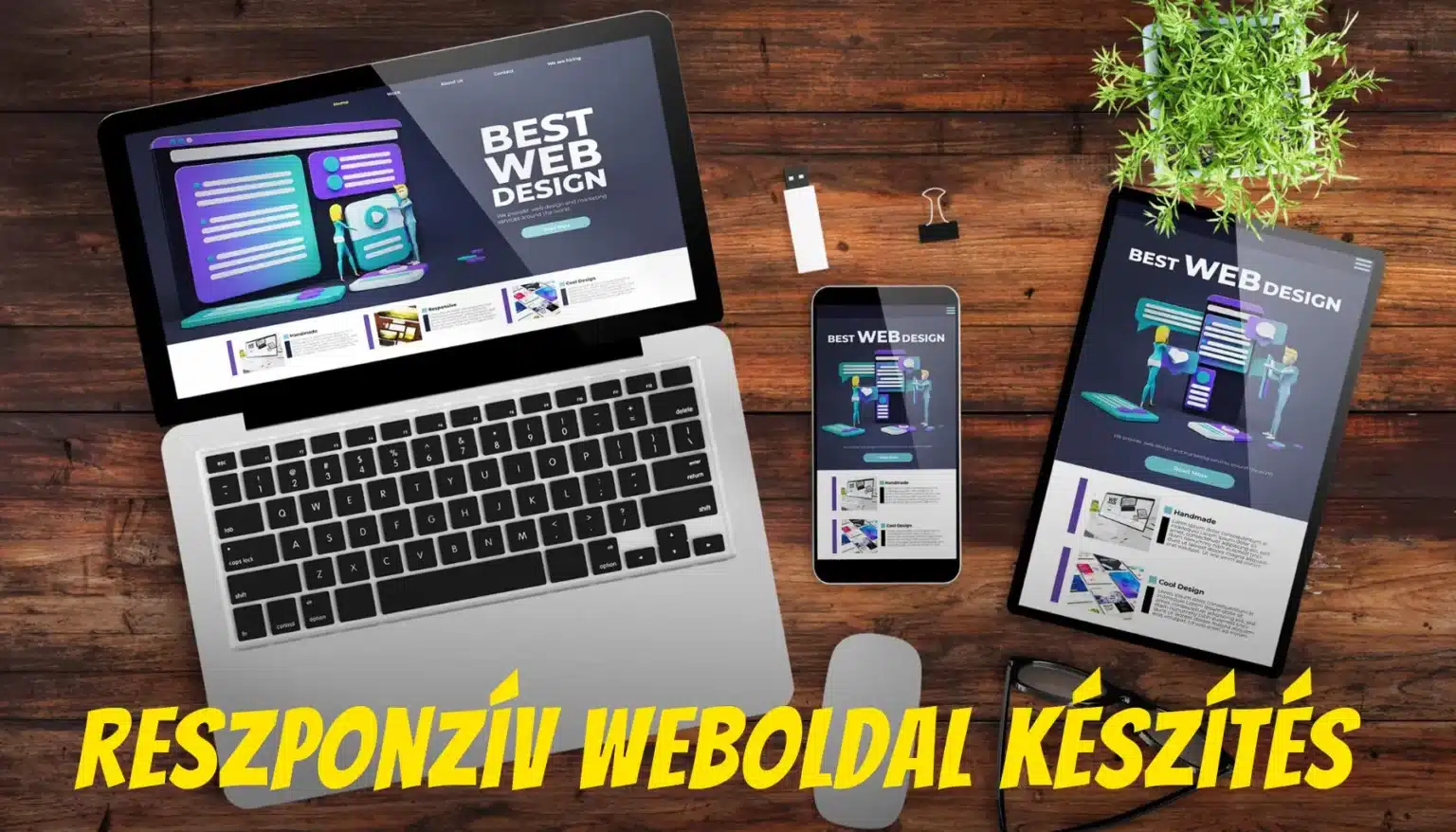 Webfejlesztés és reszponzív weboldal készítés